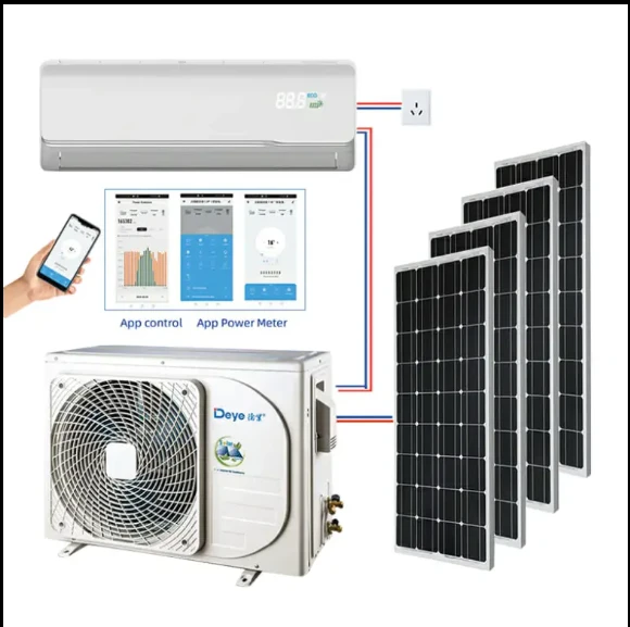 DEYE Solar Powered Air Conditioner 12000BTU Solar Air Conditioner Hybrid ACDC Easy Installation DEYE Solar Powered Air Conditioner 12000BTU Solar Air Conditioner Hybrid ACDC Easy Installation